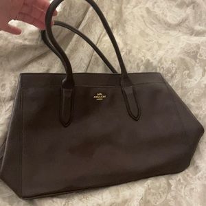 Brand new without the tags coach bag- dark chocolate brown perfect for Fall!